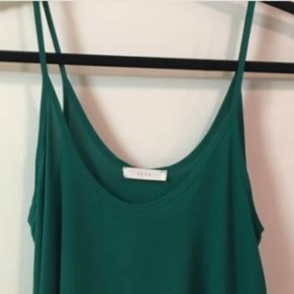 Lush Clothing Green Tank Top